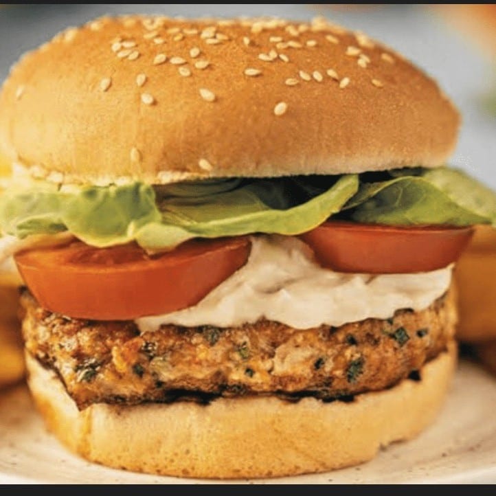 Paneer Tikka Burger.