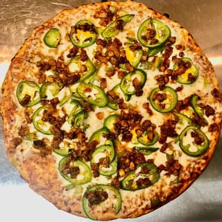 Chili Garlic Veggie Pizza