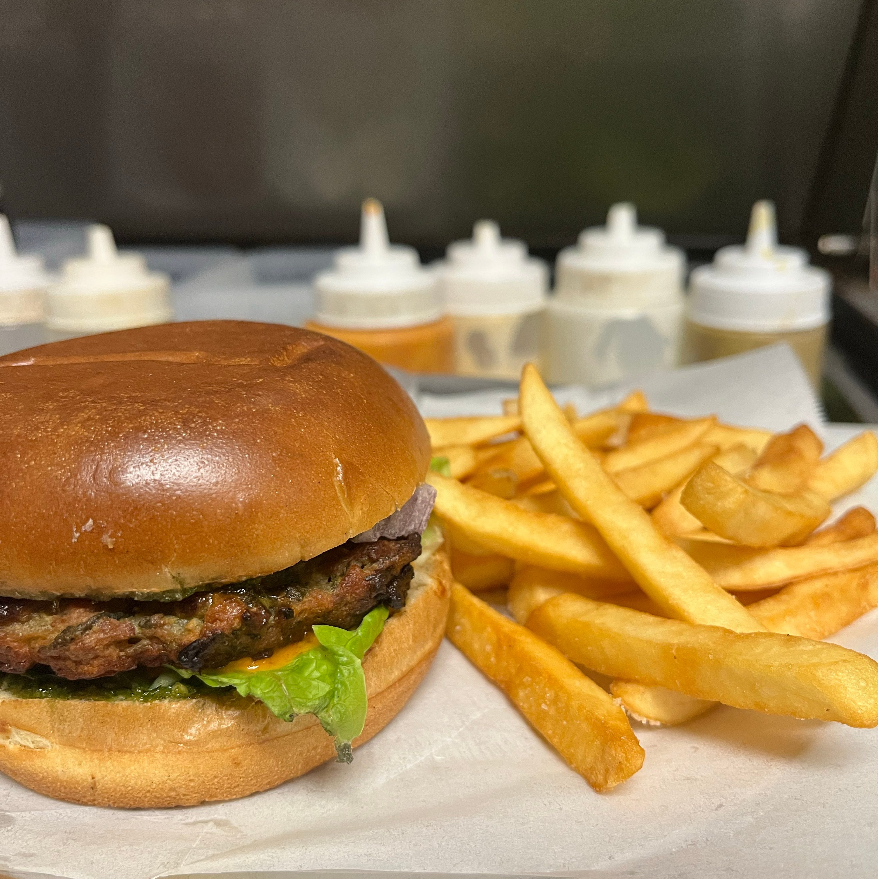 Peri Peri Chicken Burger.