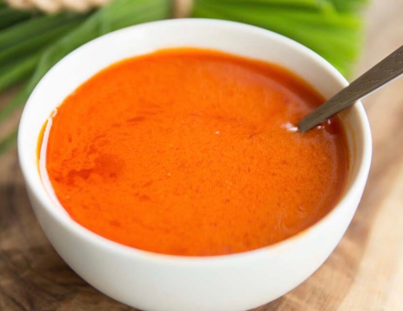 Buffalo Sauce Dipping Cup.
