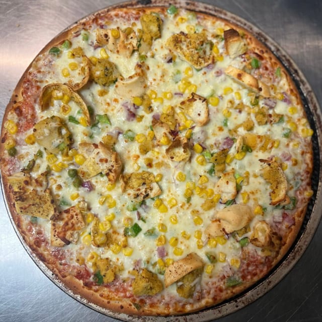 Samosa Chat Pizza.