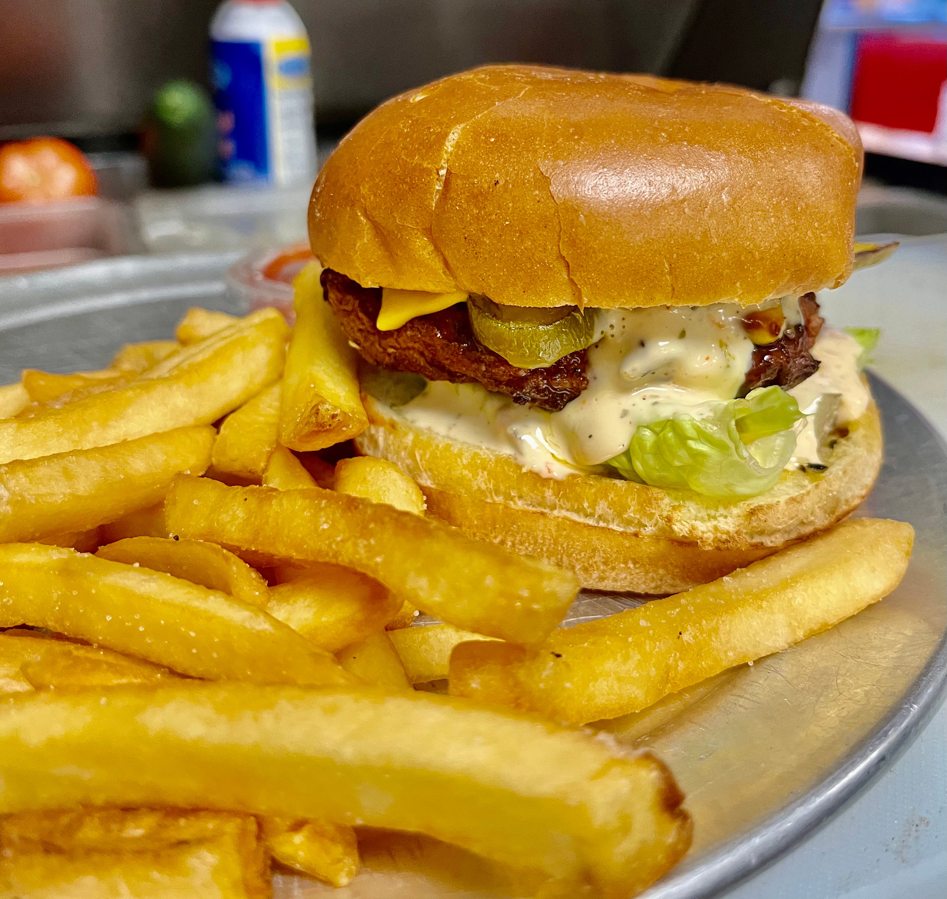 Tandoori Chicken Burger.