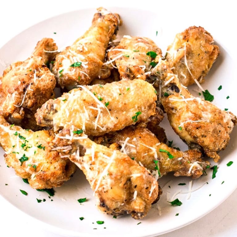 Delicious Garlic Parmesan Wings