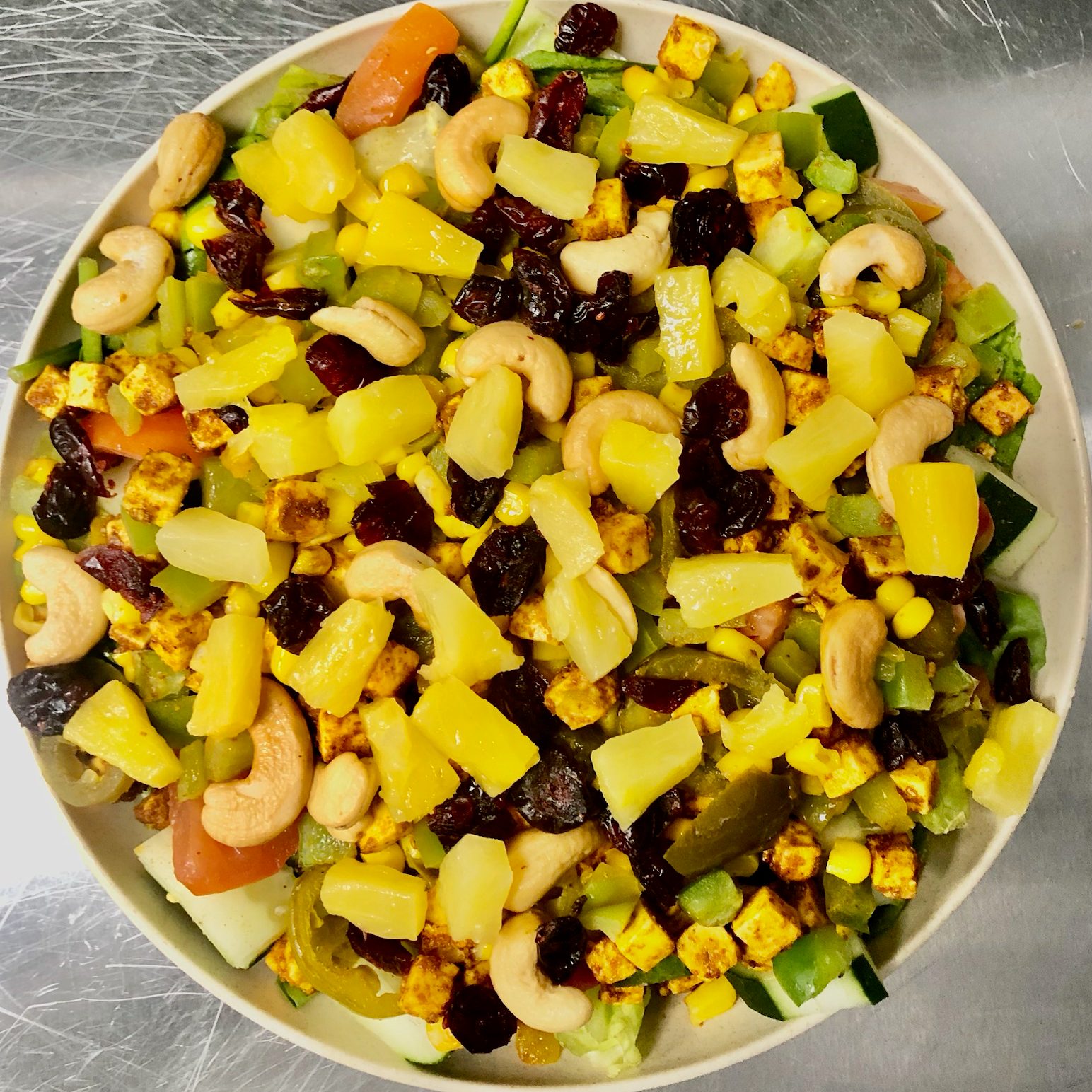 Chatpata Paneer Salad.