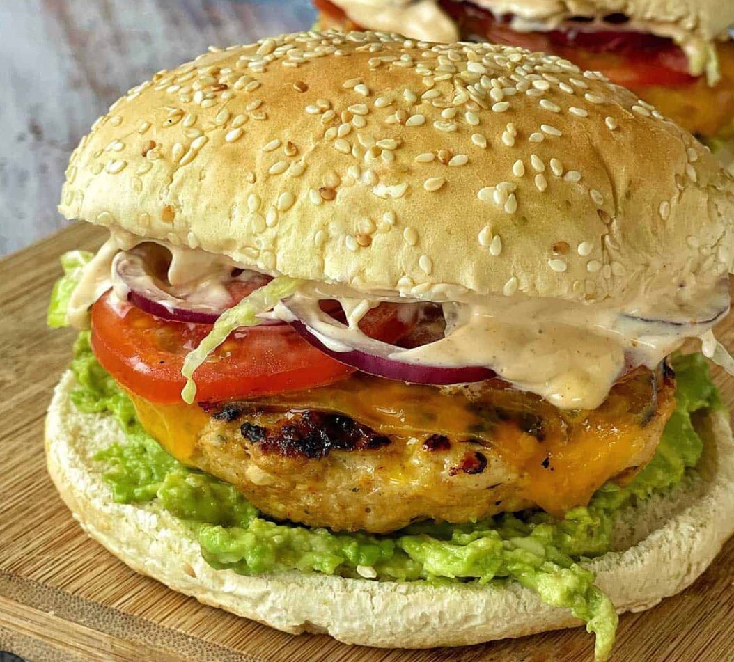Chili Chicken Burger.